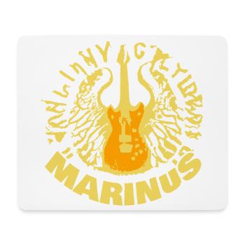 Guitar Marinus - Tapis de souris (format paysage) - blanc - Devant