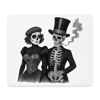 JAMES... ON SORT? - black & white - Tapis de souris (format paysage) - blanc - Devant