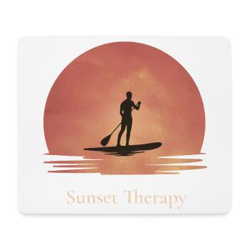 Sunset Therapy SUP - Mouse Pad (horizontal) - white - Front