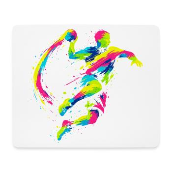 Entraîneur de handball : Drôle de dicton. - Tapis de souris (format paysage) - blanc - Devant