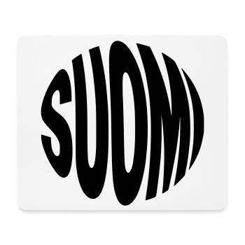 Suomi - Finland inscription - Mouse Pad (horizontal) - white - Front