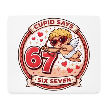 Cupid Tage 67 Liebe Lustig Geschenk Valentinstag - Mousepad (Querformat) - Weiß - Vorne