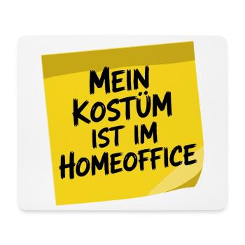 Costume is in the home office carnival carnival office - Mouse Pad (horizontal) - white - Front