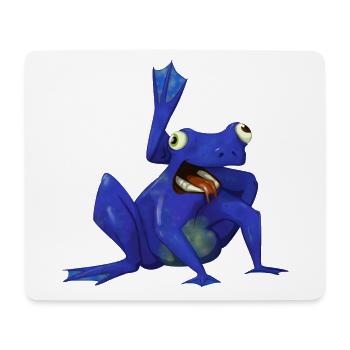 Yogi frog - Tapis de souris (format paysage) - blanc - Devant