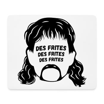 Pommes, Jeff, chtimi - Mousepad (Querformat) - Weiß - Vorne