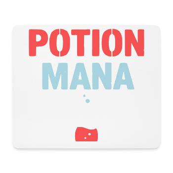 Potion Mana Text Gaming - Mouse Pad (horizontal) - white - Front