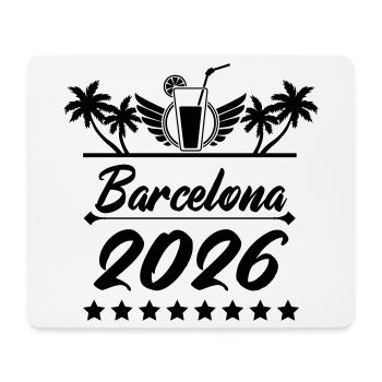 Barcelona 2026 - Mousepad (Querformat) - Weiß - Vorne