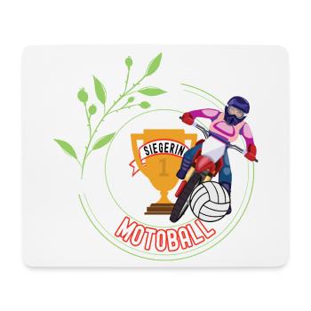 Motoball Winner Tournament Championship - Mouse Pad (horizontal) - white - Front