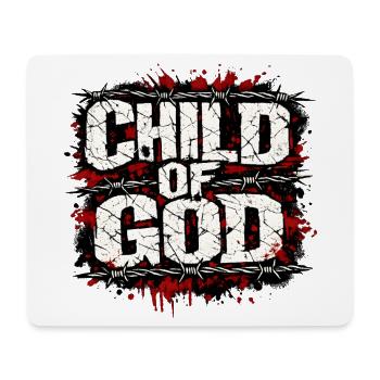 Child Of God Jesus loves you - Mouse Pad (horizontal) - white - Front