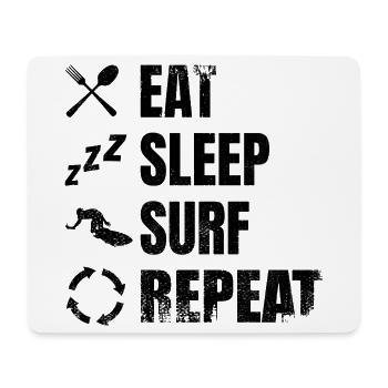 Funny Surfer Saying - Mouse Pad (horizontal) - white - Front