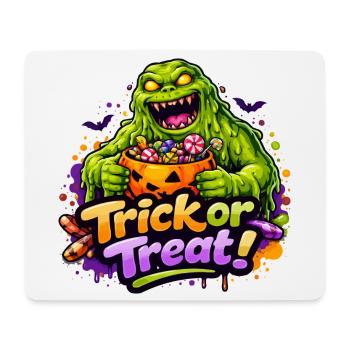 Monstre de Slime Halloween Halloween - Tapis de souris (format paysage) - blanc - Devant