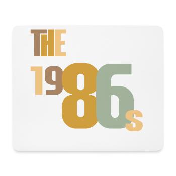 Vintage Year 1986 Birthday 40 Years Gift Idea - Mouse Pad (horizontal) - white - Front