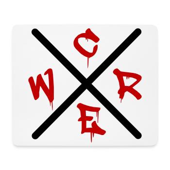 Graffiti GREW  - Mousepad (Querformat) - Weiß - Vorne