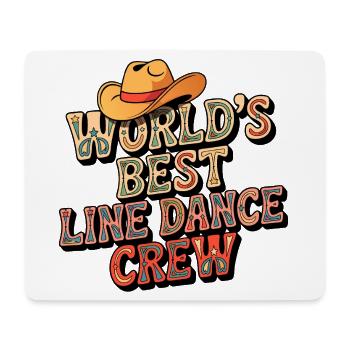 Weltbeste Line-Dance-Crew - Mousepad (Querformat) - Weiß - Vorne