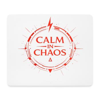 Calme dans le chaos - Tapis de souris (format paysage) - blanc - Devant