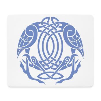 Celtic Eagle Knot  - Mouse Pad (horizontal) - white - Front