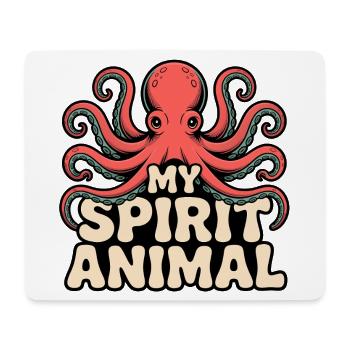 Octopus my spirit - Mouse Pad (horizontal) - white - Front