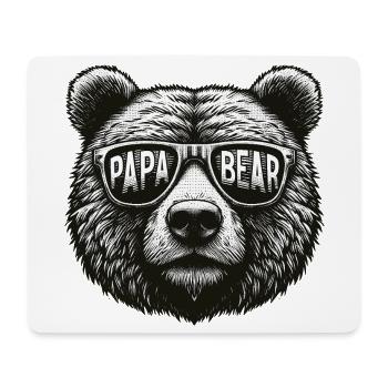 Papa Bear - Mouse Pad (horizontal) - white - Front