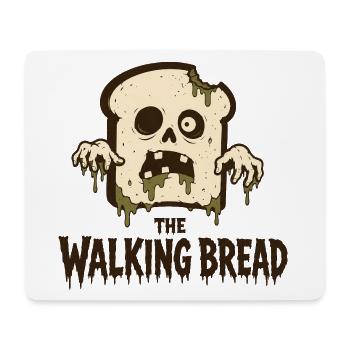 The Walking Bread Zombie Bread Motif - Mouse Pad (horizontal) - white - Front