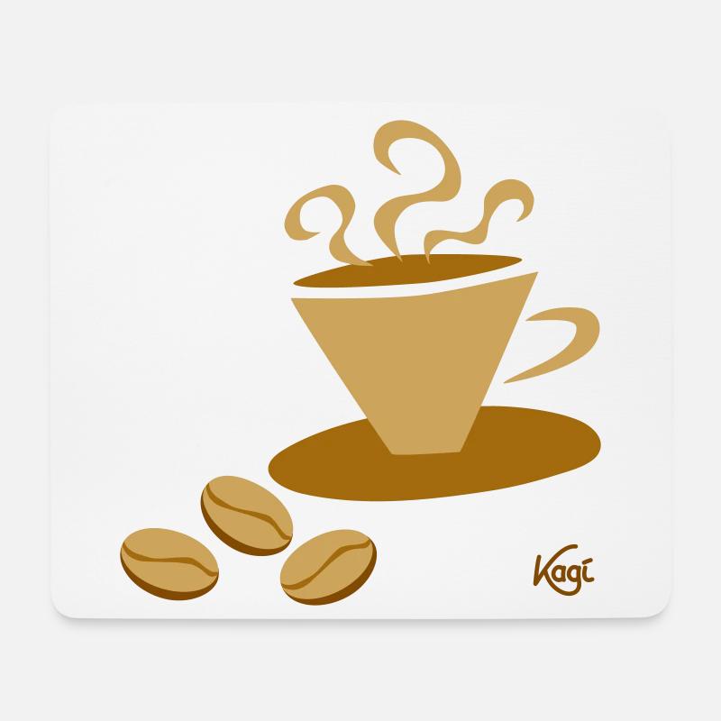 Kaffeetasse2 - Mousepad (Querformat) - Weiß
