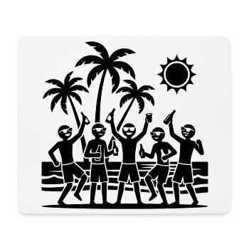 Holiday Party Team - Mouse Pad (horizontal) - white - Front