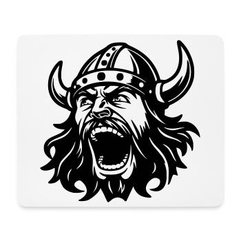 Wikinger Black Head - Mousepad (Querformat) - Weiß - Vorne