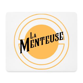 La Menteuse - Tapis de souris (format paysage) - blanc - Devant