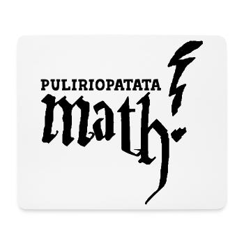 Puliriopatata Mathematik und Sturm - Mousepad (Querformat) - Weiß - Vorne