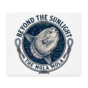 Beyond The Sunlight – Mola Mola Sunfish Vintage - Mouse Pad (horizontal) - white - Front