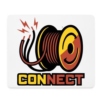 Cable Reel Cable Logo - Mouse Pad (horizontal) - white - Front