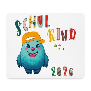 Effectifs scolaires 2026 - Tapis de souris (format paysage) - blanc - Devant