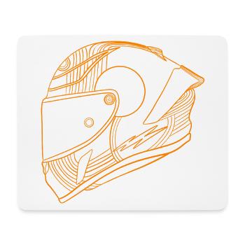 Helm - Mousepad (Querformat) - Weiß - Vorne