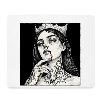 Königin der Nächte Tattoo - Mousepad (Querformat) - Weiß - Vorne