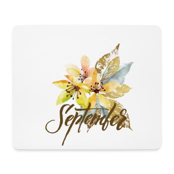 September - Mouse Pad (horizontal) - white - Front