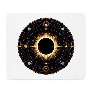 Total Solar Eclipse Corona Science Instrument - Mouse Pad (horizontal) - white - Front
