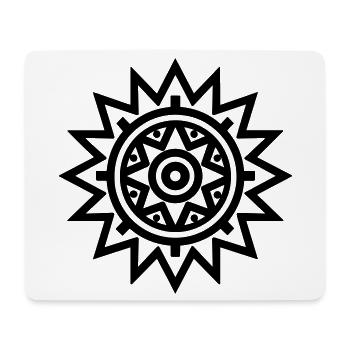 Aztec sun - Mouse Pad (horizontal) - white - Front