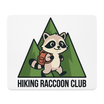 Wandering raccoon in the forest - Mouse Pad (horizontal) - white - Front