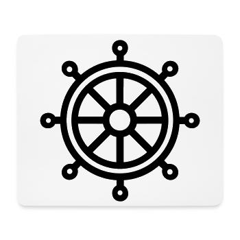 rudder - Mouse Pad (horizontal) - white - Front