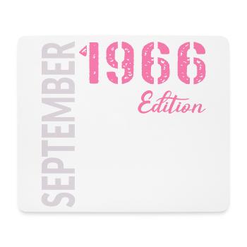 60th birthday, September 1966 - Mouse Pad (horizontal) - white - Front