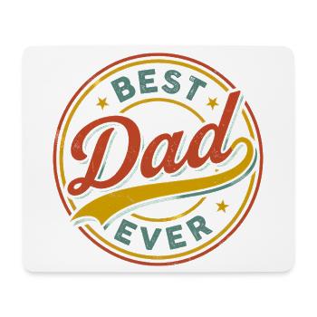 Best Dad Ever - Mousepad (Querformat) - Weiß - Vorne