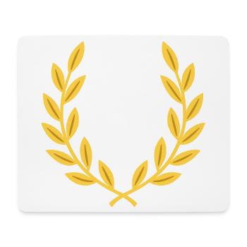 Lorbeer Pflanzen Geschenkidee Design - Mousepad (Querformat) - Weiß - Vorne