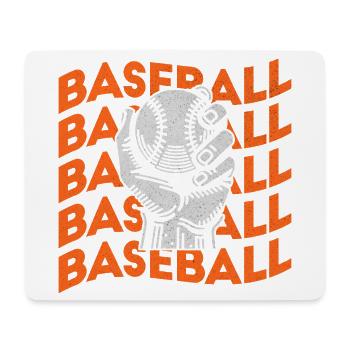  Baseball Softball Baseball Baseballspieler - Mousepad (Querformat) - Weiß - Vorne