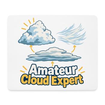 Amateur Cloud Expert  - Mousepad (Querformat) - Weiß - Vorne