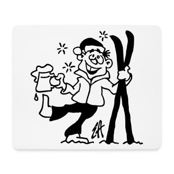 Apres-ski - Mouse Pad (horizontal) - white - Front
