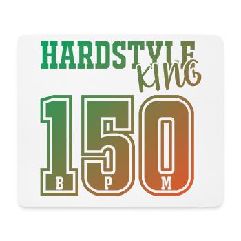 Festival Shirt · Hardstyle King · Music Gift - Mouse Pad (horizontal) - white - Front