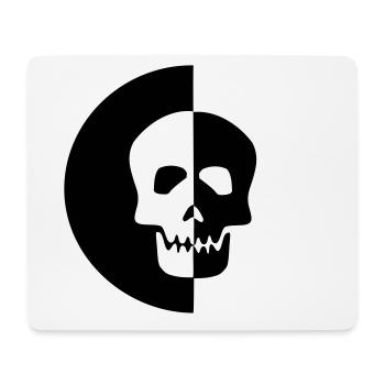 moto - Tapis de souris (format paysage) - blanc - Devant