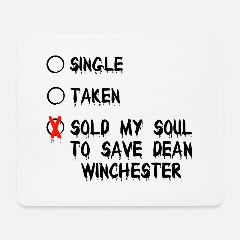 Supernatural - Mouse Pad (horizontal) - white