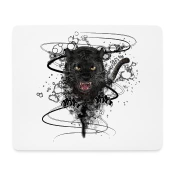 Der Schwarze Panther - Mousepad (Querformat) - Weiß - Vorne