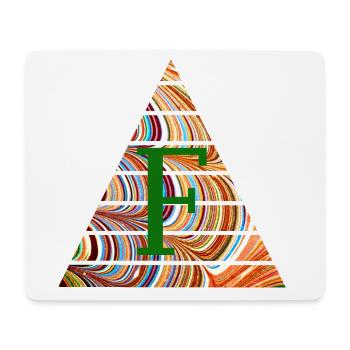 Triangle E 56 F - Tapis de souris (format paysage) - blanc - Devant