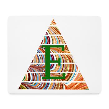 Triangle E 56 E - Tapis de souris (format paysage) - blanc - Devant